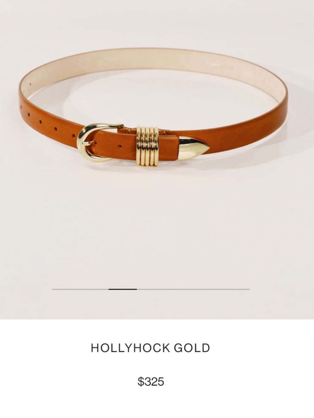 Dehanche Hollyhock belt NWT
